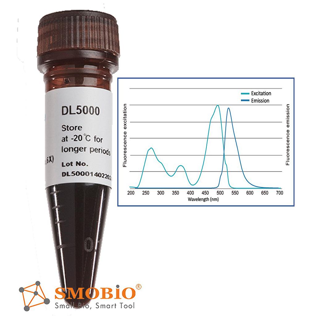 [DL5000] FluoroDye™ DNA Fluorescent Loading Dye (Green, 6X), 1 ml
