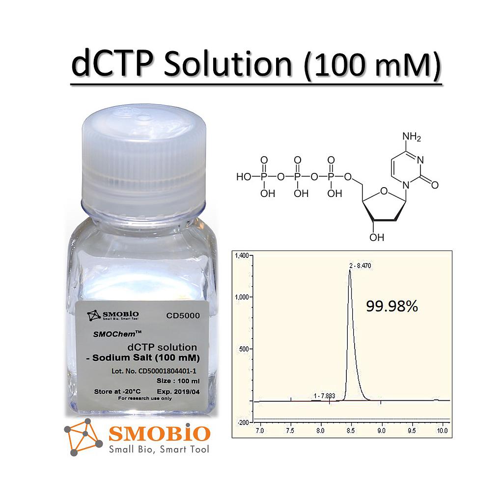 [CD5000] SMOChem™ dCTP Solution - Sodium Salt (100 mM), 25ml
