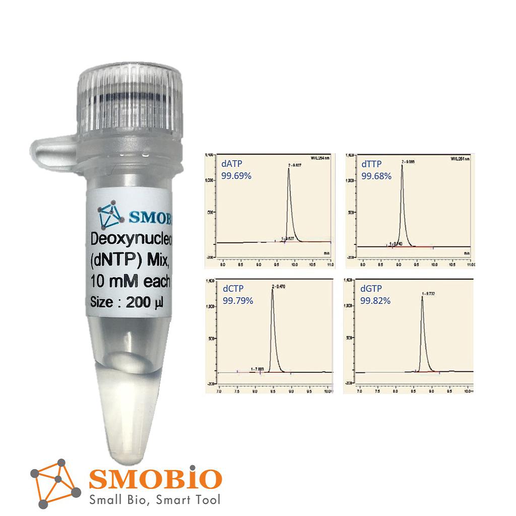 [CD1010] SMOChem™ Deoxynucleotide (dNTP) Mix 10 mM each (40 mM total), 200 µl