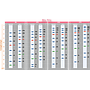 ExcelBand™ Enhanced 3-color Regular Range Protein Marker, 250 μl x 2