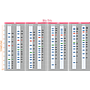 [PM5000] ExcelBand™ 3-color Pre-stained Protein Ladder, Regular Range (9-180 kDa), 250 μl x 2