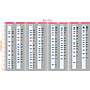 [PM5100] ExcelBand™ 3-color Pre-stained Protein Ladder, High Range (9-245 kDa), 250 μl x 2